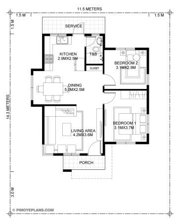 Beautiful Small House Design (60sqm) with Floor Plan - Best House Design