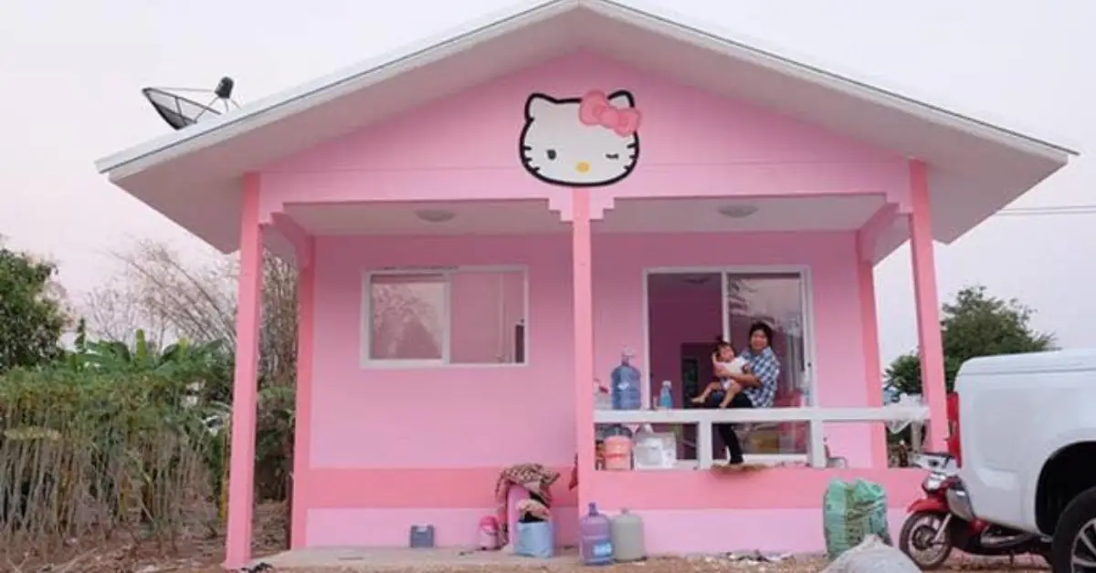 Adorable Hello Kitty House Perfect for fans Best House Design