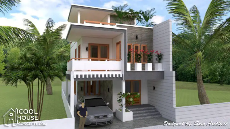 Two-Story House with 4 Bedrooms & Roof Deck