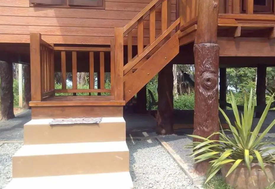 Wooden House stairs