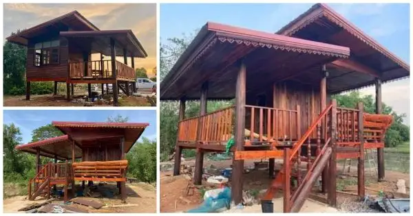 1-Bedroom Wooden House with Lots of Balcony Space