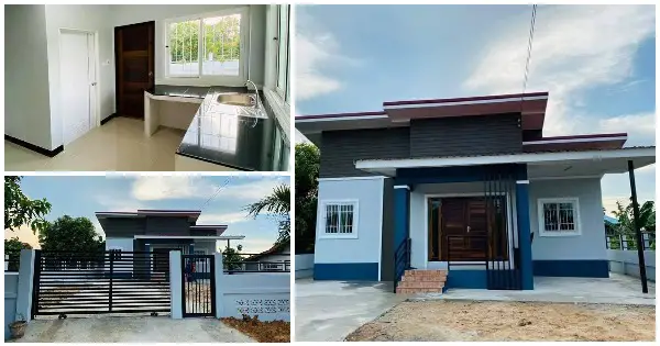 3-Bedroom House in Lovely Shades of Blue