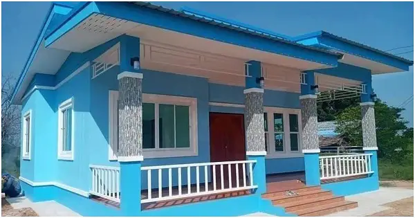 Pretty 2-Bedroom House with Blue Walls (70sqm)