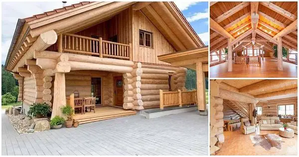 2-Story Log Home