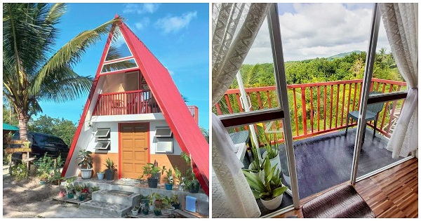 Unique Triangle House as Vacation Home with Lovely Balconies