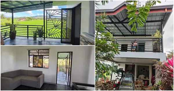 OFW in Singapore Builds Beautiful 2-Story House