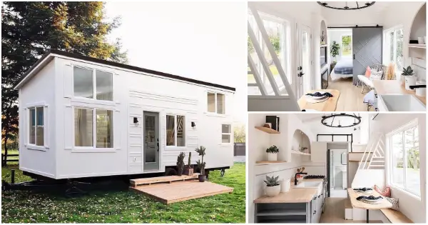 Simple Trailer or Container House with Fully Functional Interiors